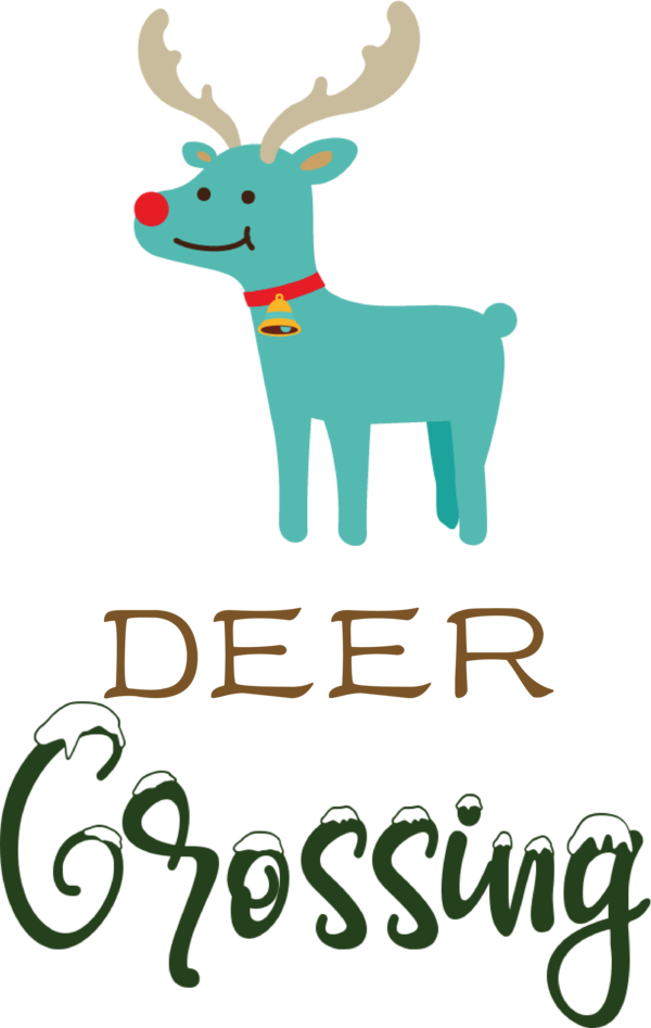 Transparent Christmas Reindeer Deer Meter for Reindeer for Christmas
