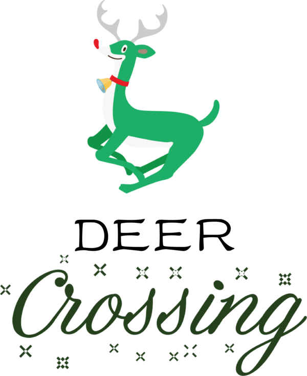 Transparent Christmas Deer Drawing Logo for Reindeer for Christmas