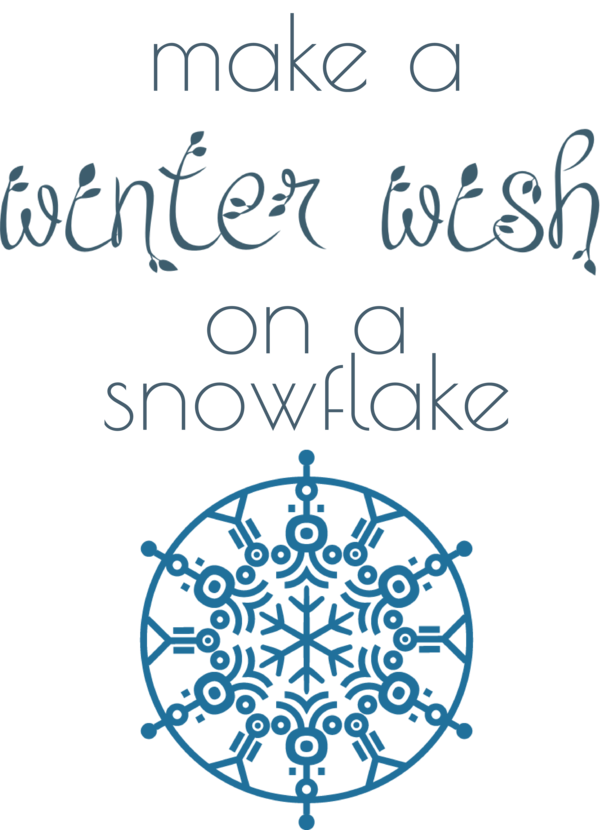 Transparent Christmas Design Black Logo for Snowflake for Christmas
