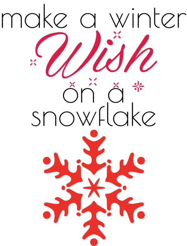 Transparent Christmas Font Design Typeface for Snowflake for Christmas