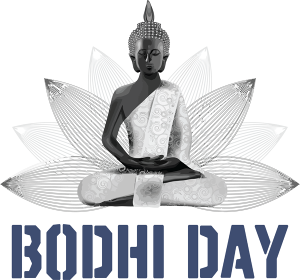Transparent Bodhi Day Buddharupa Bodhi tree Bodhgaya Bihar Meditation for Bodhi for Bodhi Day