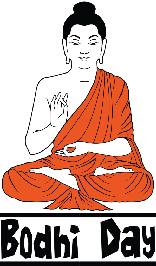 Transparent Bodhi Day Buddharupa Buddhahood Buddhist art for Bodhi for Bodhi Day