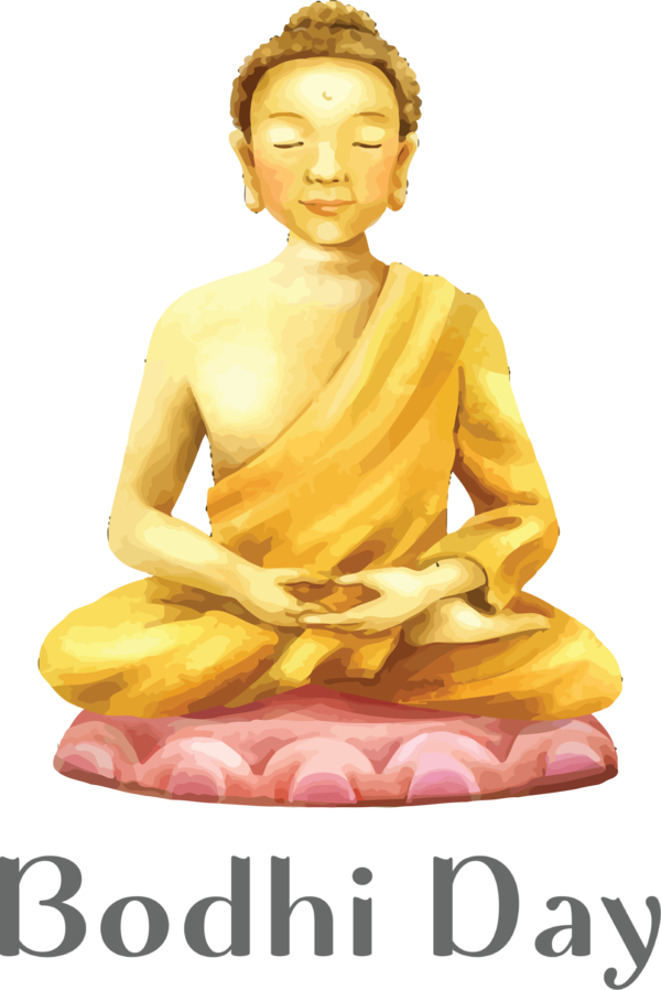 Transparent Bodhi Day Gautama Buddha Zazen Buddhahood for Bodhi for Bodhi Day