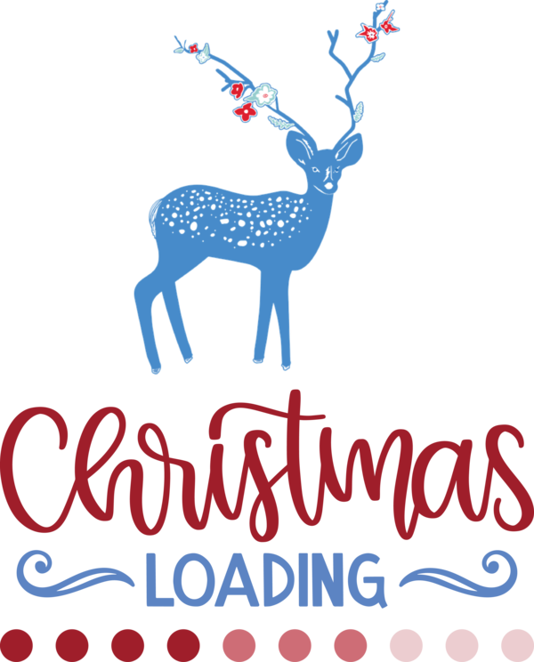 Transparent Christmas Reindeer Deer Logo for Christmas Loading for Christmas