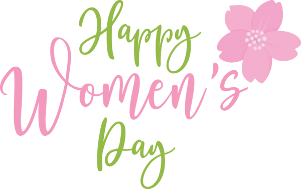 Transparent International Women's Day Design Floral design Painting for Women's Day for International Womens Day