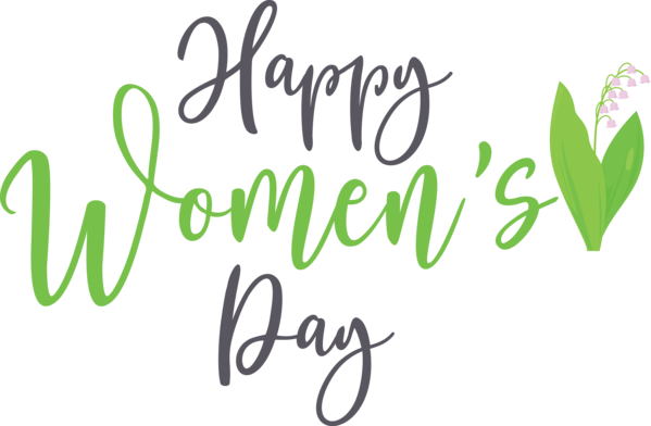 Transparent International Women's Day Logo Font Meter for Women's Day for International Womens Day