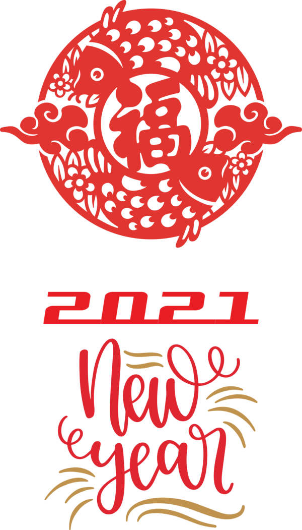 Transparent New Year Visual arts Design Media for Chinese New Year for New Year