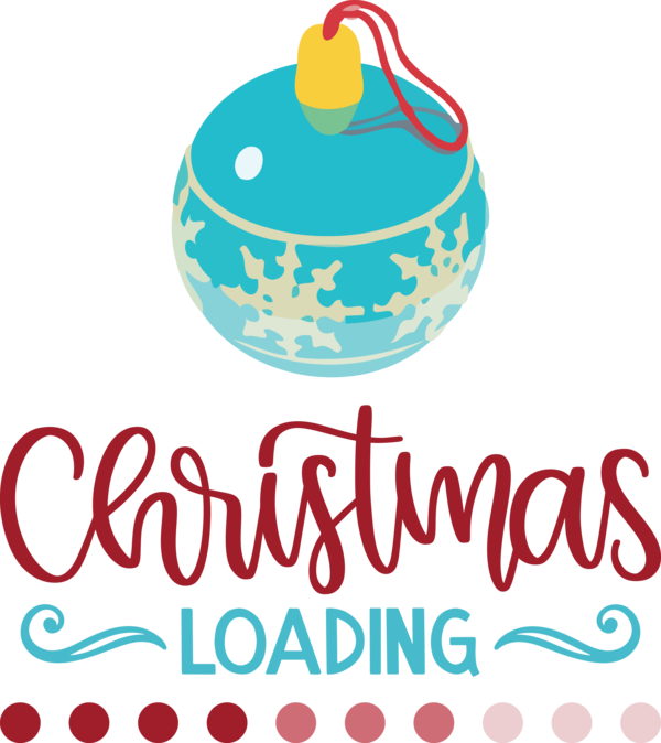 Transparent Christmas Logo Meter Line for Christmas Loading for Christmas