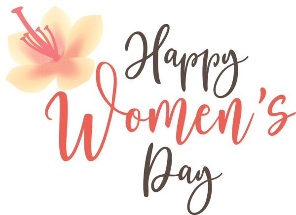 Transparent International Women's Day Cut flowers Floral design Petal for Women's Day for International Womens Day