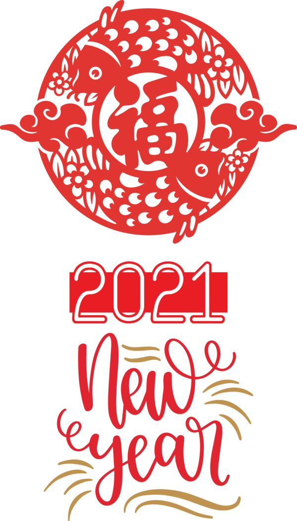 Transparent New Year Visual arts Drawing Logo for Chinese New Year for New Year