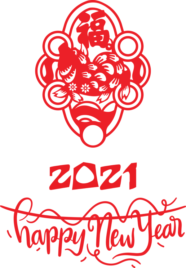Transparent New Year Logo Icon Social media for Chinese New Year for New Year
