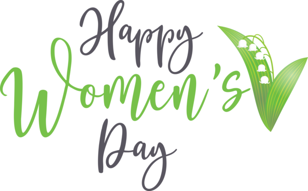 Transparent International Women's Day Design Logo Painting for Women's Day for International Womens Day