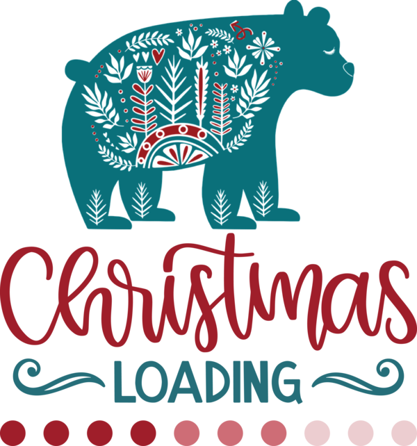 Transparent Christmas Design Logo Line for Christmas Loading for Christmas