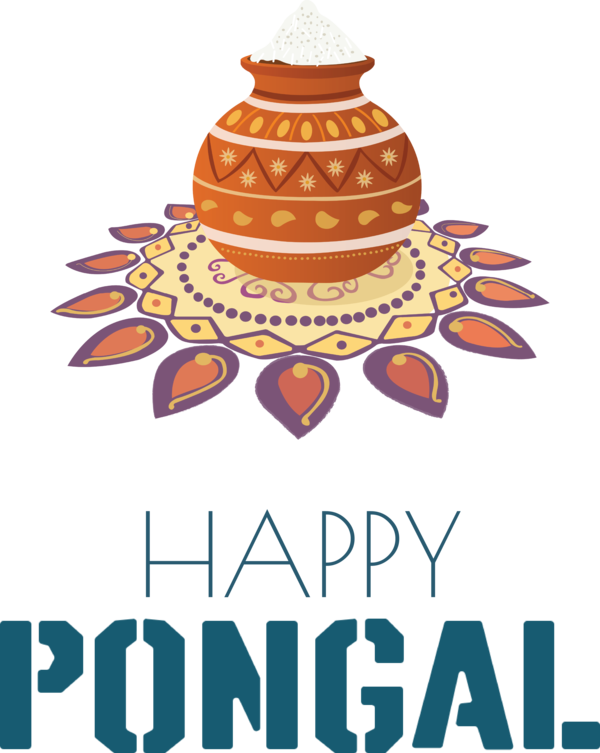 Transparent Pongal Pongal  Logo for Thai Pongal for Pongal