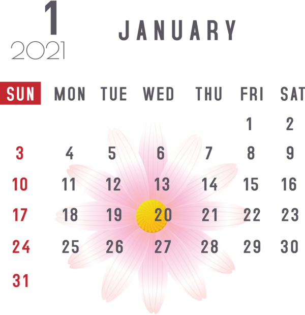 Transparent New Year Line Font Meter for Printable 2021 Calendar for New Year