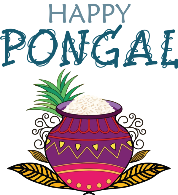 Transparent Pongal Visual arts Design Leaf for Thai Pongal for Pongal