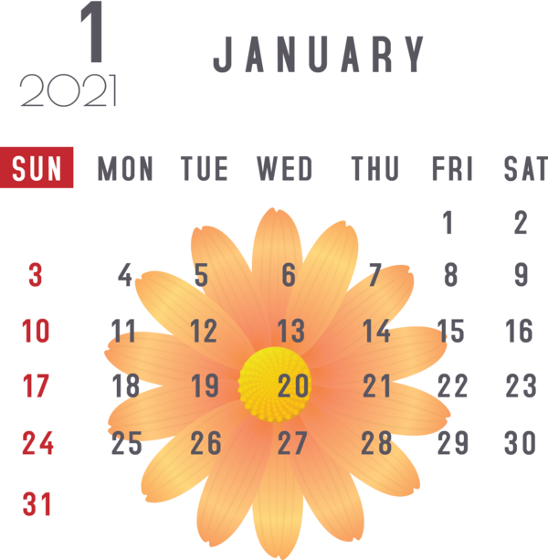 Transparent New Year Diagram Yellow Meter for Printable 2021 Calendar for New Year