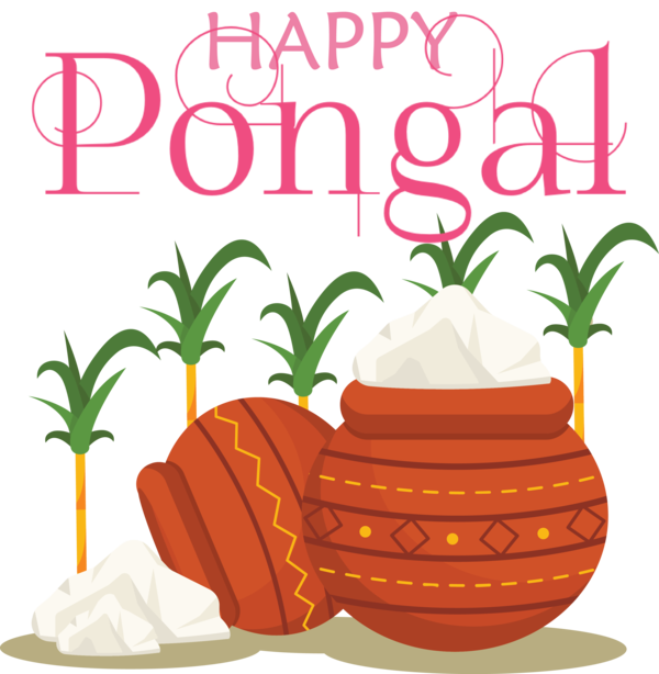Transparent Pongal Design Vegetable Hay Flowerpot with Saucer for Thai Pongal for Pongal