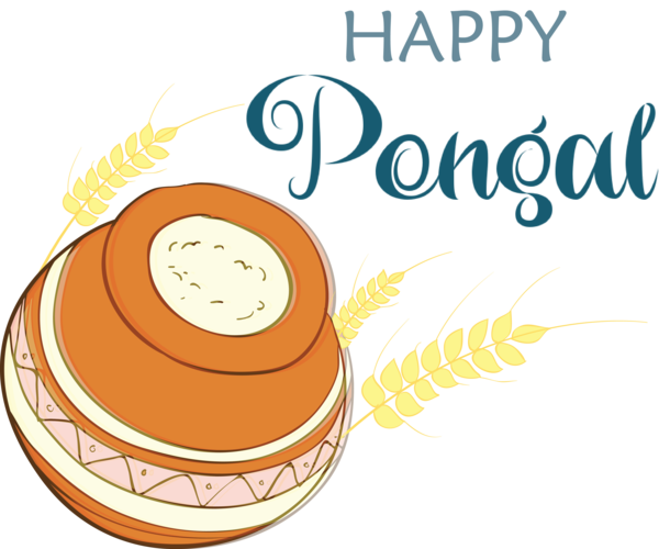 Transparent Pongal Cartoon Commodity Produce for Thai Pongal for Pongal