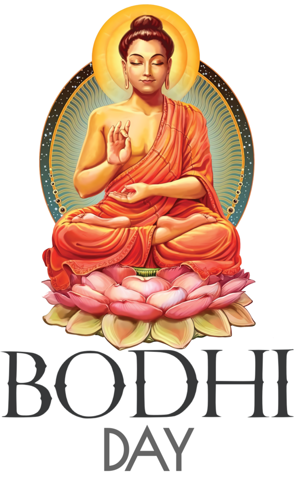 Transparent Bodhi Day Gautama Buddha Buddhahood Lumbini for Bodhi for Bodhi Day