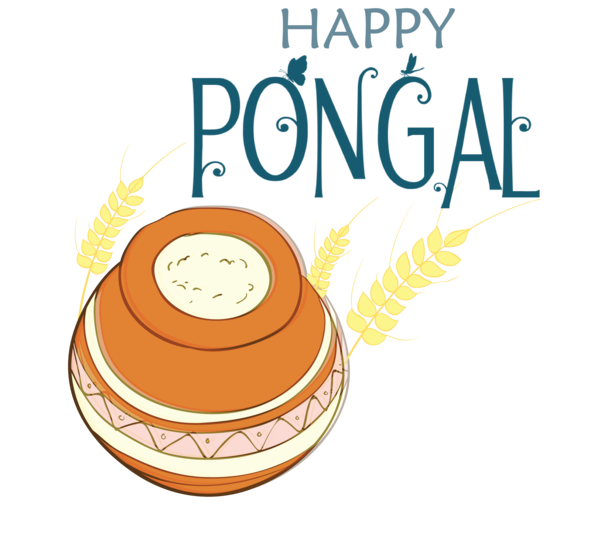 Transparent Pongal Logo Cartoon Africa for Thai Pongal for Pongal