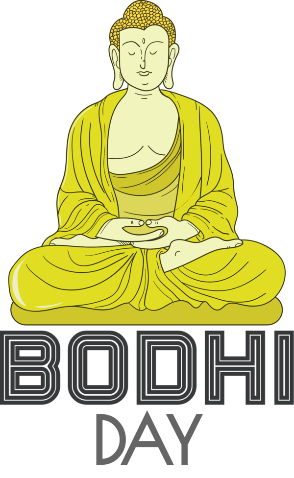 Transparent Bodhi Day Logo Design Data for Bodhi for Bodhi Day