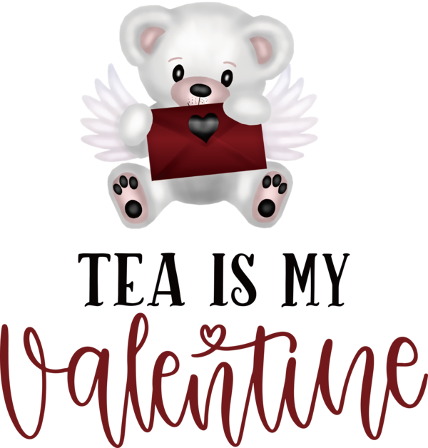 Transparent Valentine's Day Logo Teddy bear Font for Valentines Day Quotes for Valentines Day