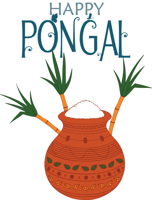 Transparent Pongal Grasses Hay Flowerpot with Saucer Vegetable for Thai Pongal for Pongal