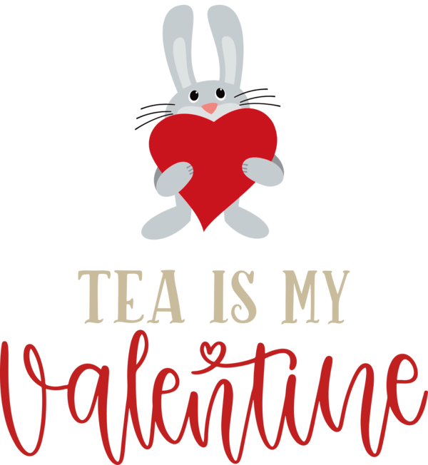 Transparent Valentine's Day Logo Hare Heart for Valentines Day Quotes for Valentines Day