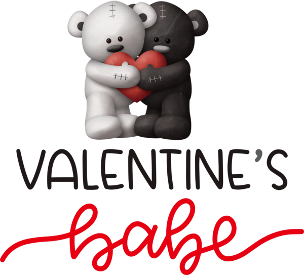 Transparent Valentine's Day Bears Cartoon Logo for Valentines Day Quotes for Valentines Day