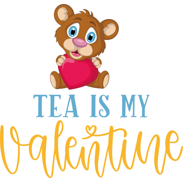 Transparent Valentine's Day Cartoon Logo Teddy bear for Valentines Day Quotes for Valentines Day