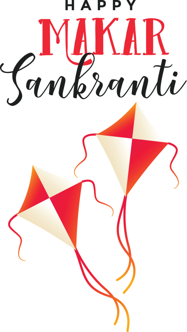 Transparent Makar Sankranti Line Meter Triangle for Happy Makar Sankranti for Makar Sankranti
