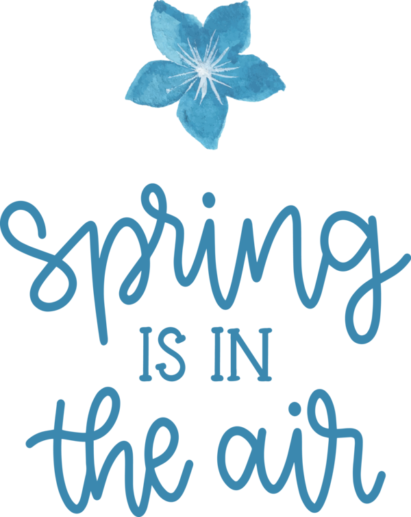 Transparent Easter Logo Cut flowers Line for Hello Spring for Easter