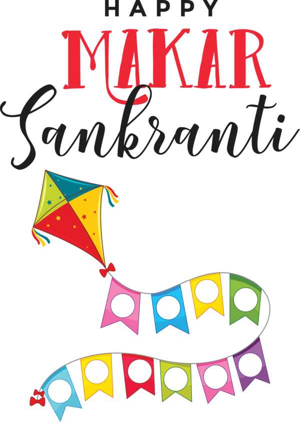 Transparent Makar Sankranti Cartoon Design Doodle for Happy Makar Sankranti for Makar Sankranti
