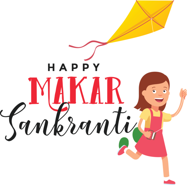 Transparent Makar Sankranti Cartoon Logo Happiness for Happy Makar Sankranti for Makar Sankranti