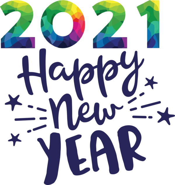 Transparent New Year Logo Design Happiness for Happy New Year 2021 for New Year