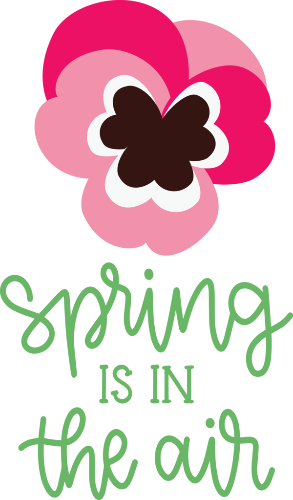 Transparent Easter Floral design Leaf Logo for Hello Spring for Easter