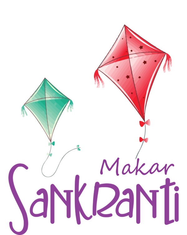 Transparent Makar Sankranti Line Meter for Happy Makar Sankranti for Makar Sankranti