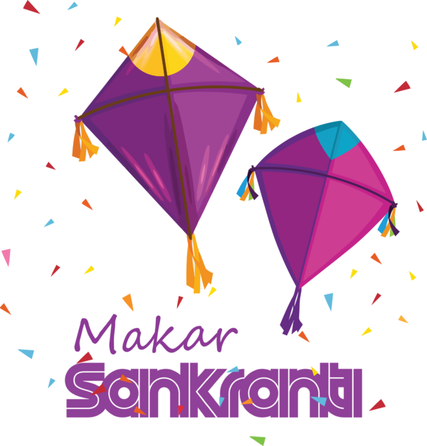 Transparent Makar Sankranti Leaf Meter for Happy Makar Sankranti for Makar Sankranti