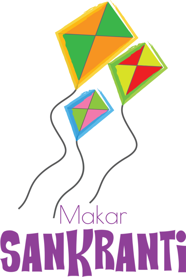 Transparent Makar Sankranti Logo Meter Line for Happy Makar Sankranti for Makar Sankranti