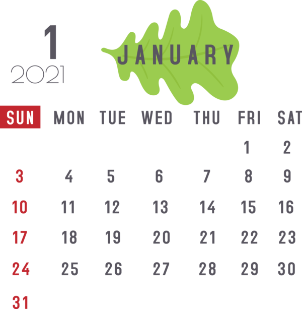 Transparent New Year Logo Font Calendar System for Printable 2021 Calendar for New Year