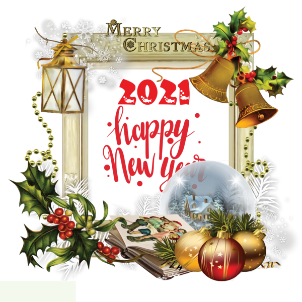 Transparent New Year Ded Moroz Snegurochka Christmas Day for Happy New Year 2021 for New Year