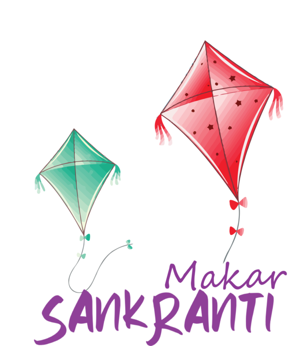 Transparent Makar Sankranti Kite sports Design for Happy Makar Sankranti for Makar Sankranti
