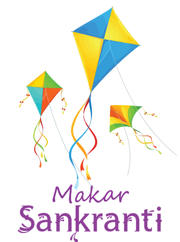Transparent Makar Sankranti Kite Paper for Happy Makar Sankranti for Makar Sankranti