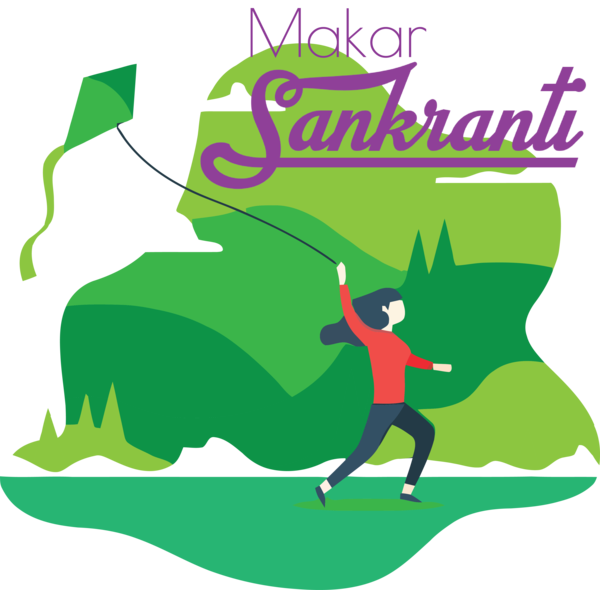 Transparent Makar Sankranti Meter Recreation Line for Happy Makar Sankranti for Makar Sankranti