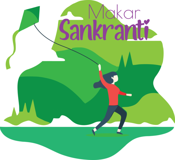 Transparent Makar Sankranti Afternoon Design Text for Happy Makar Sankranti for Makar Sankranti
