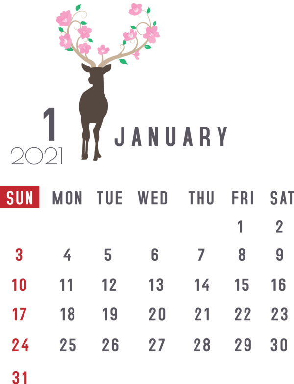 Transparent New Year Calendar System Month 2021 for Printable 2021 Calendar for New Year