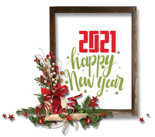 Transparent New Year Christmas ornament Christmas Day New Year for Happy New Year 2021 for New Year
