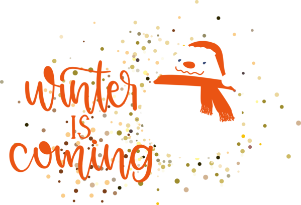 Transparent christmas Cartoon Logo Character for Hello Winter for Christmas