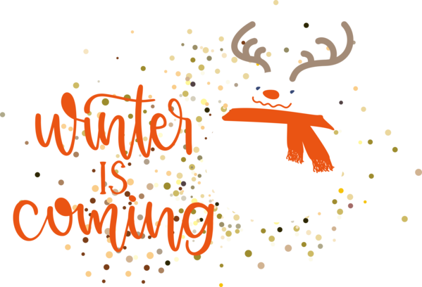 Transparent christmas Logo Design Line for Hello Winter for Christmas